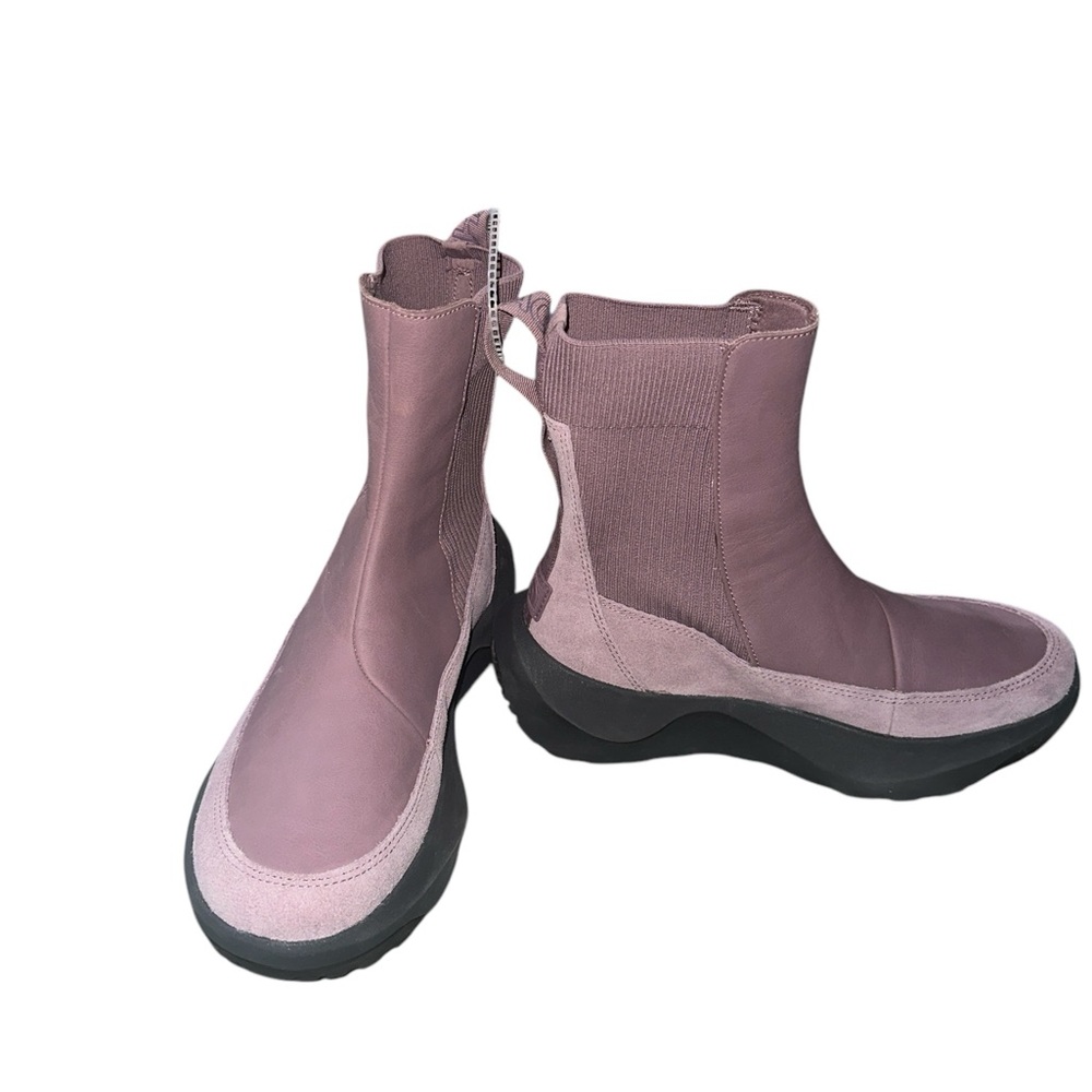 NEW The North Face Women's Halseigh Knit Waterproof Snow Boots Light Mauve - Picture 6 of 9